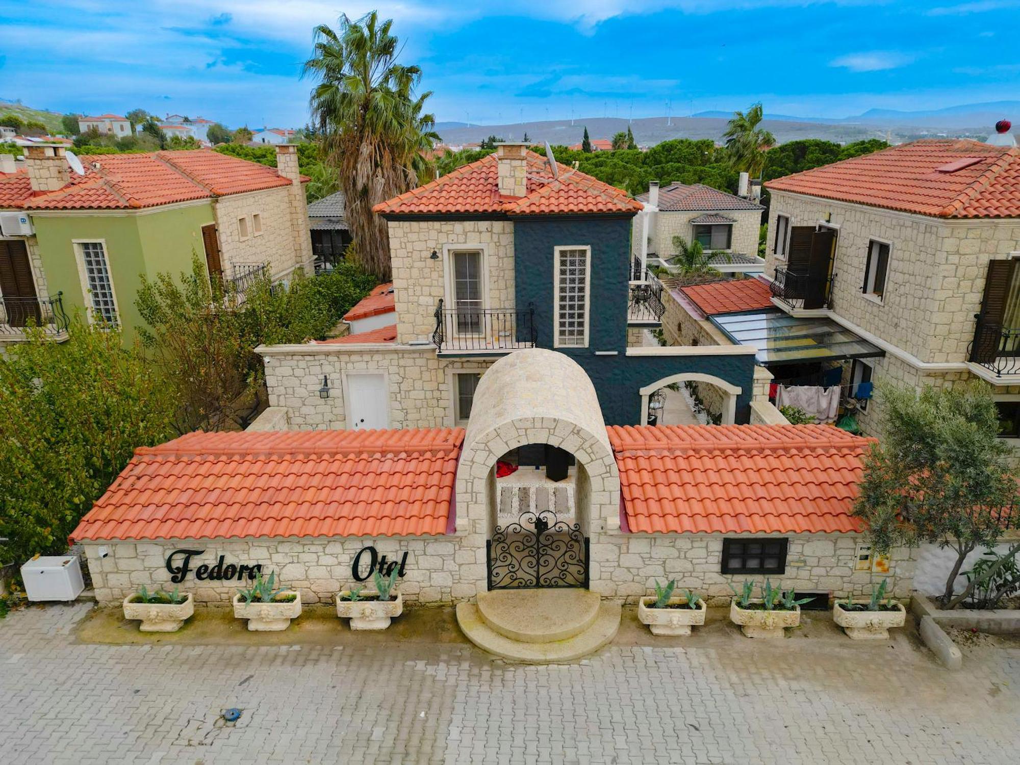Fedora Otel Алачати Экстерьер фото